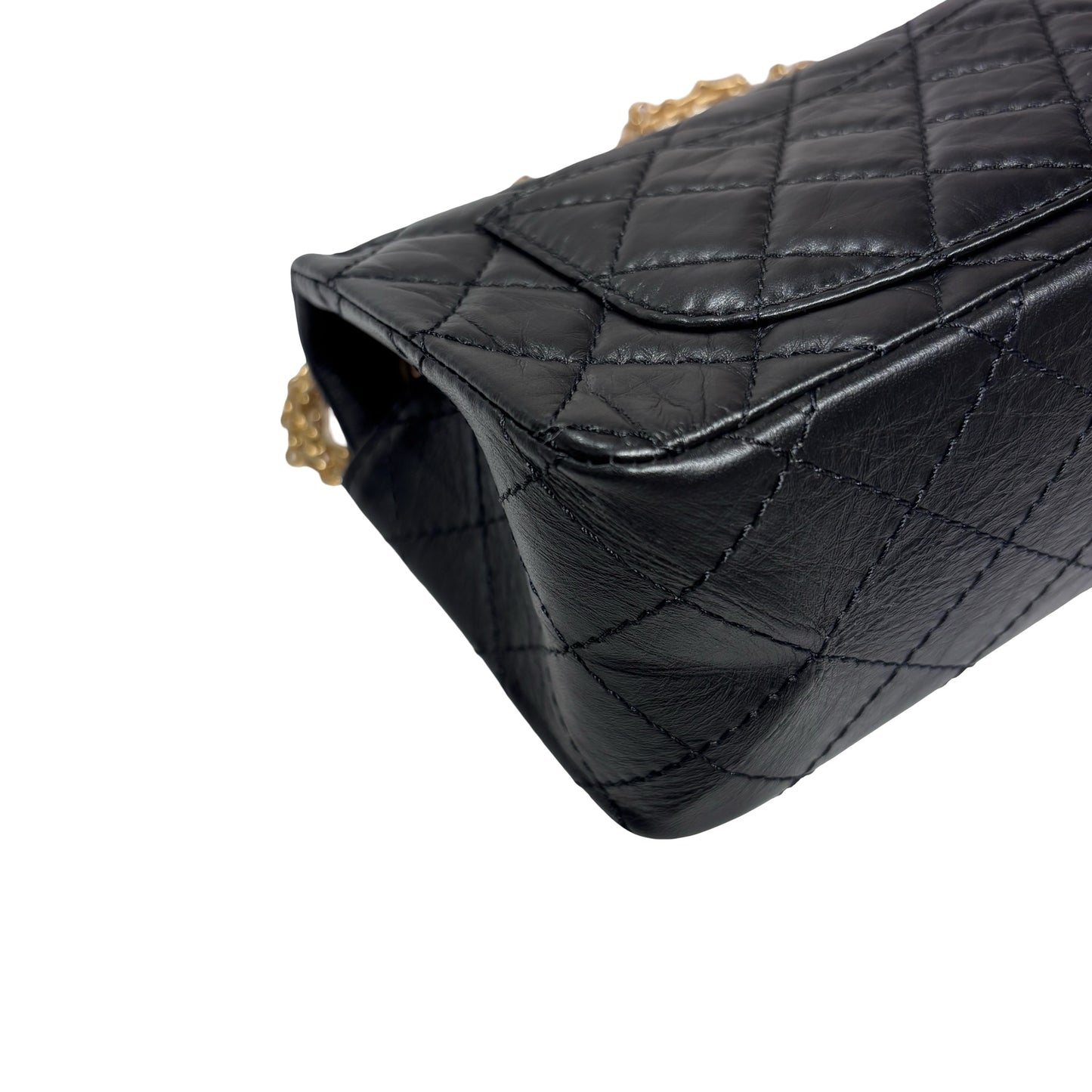 New Chanel Mini 2.55 Shoulder Bag Black GHW