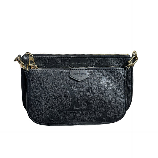 Used LOUIS VUITTON Multi Pochette Black GHW