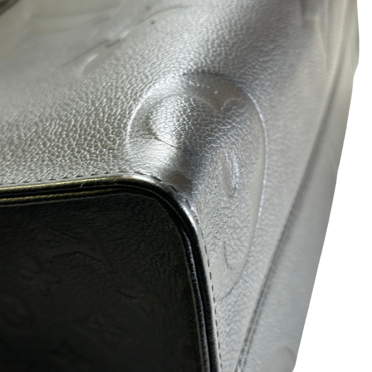 Used LOUIS VUITTON Monogram Empreinte On The Go MM Tote Bag Black GHW