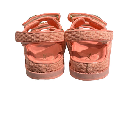Used CHANEL Sandals Pink