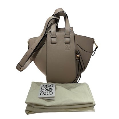 Used LOEWE Hammock Shoulder Bag Sand GHW