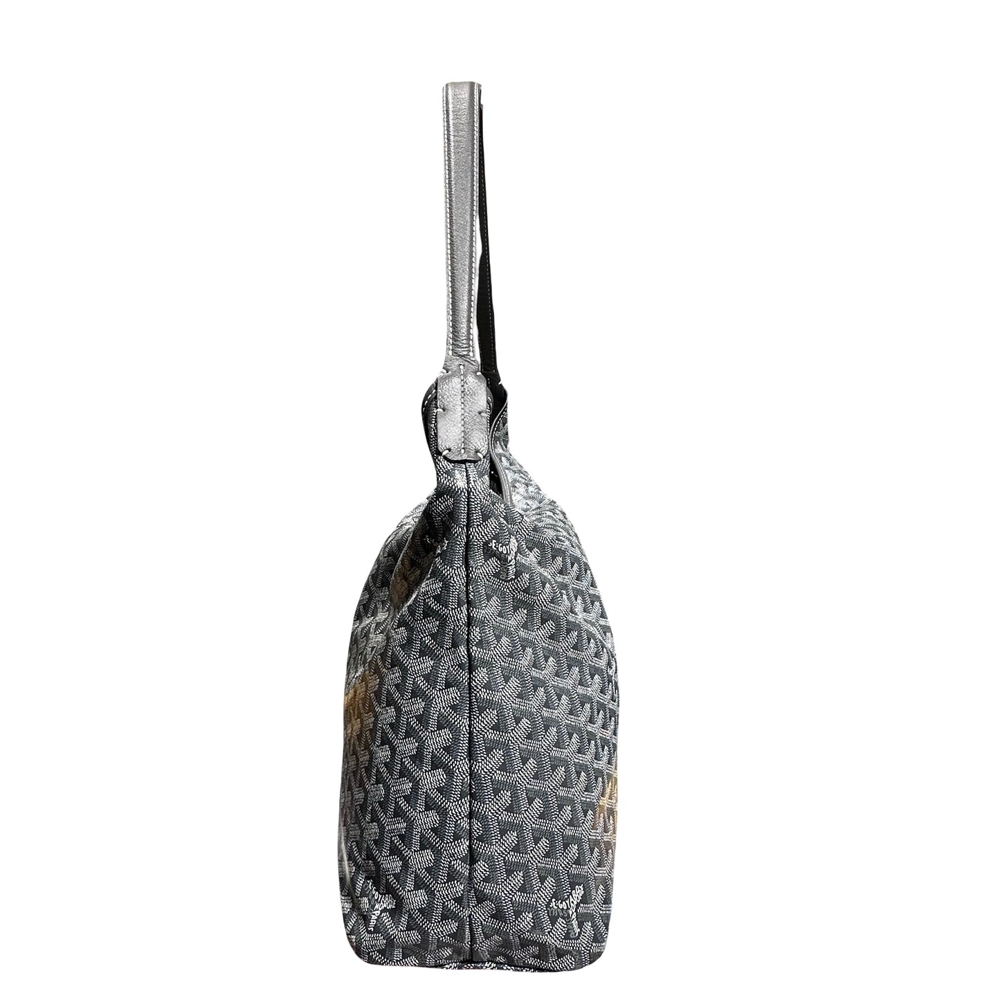 Used GOYARD Canvas Hobo Hobo Bag Grey