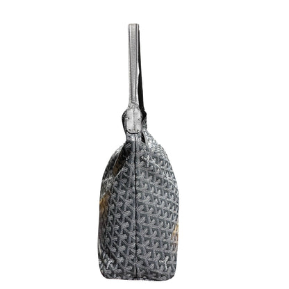 Used GOYARD Canvas Hobo Hobo Bag Grey