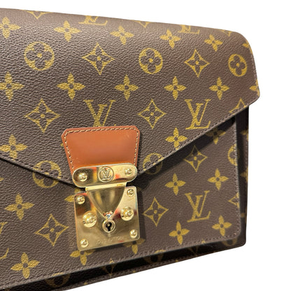 Used Louis Vuitton Monogram Cross Body Bag Brown GHW