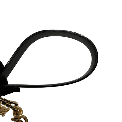 Used CHANEL Lambskin 22PHobo Bag Shoulder Bag Black Gold
