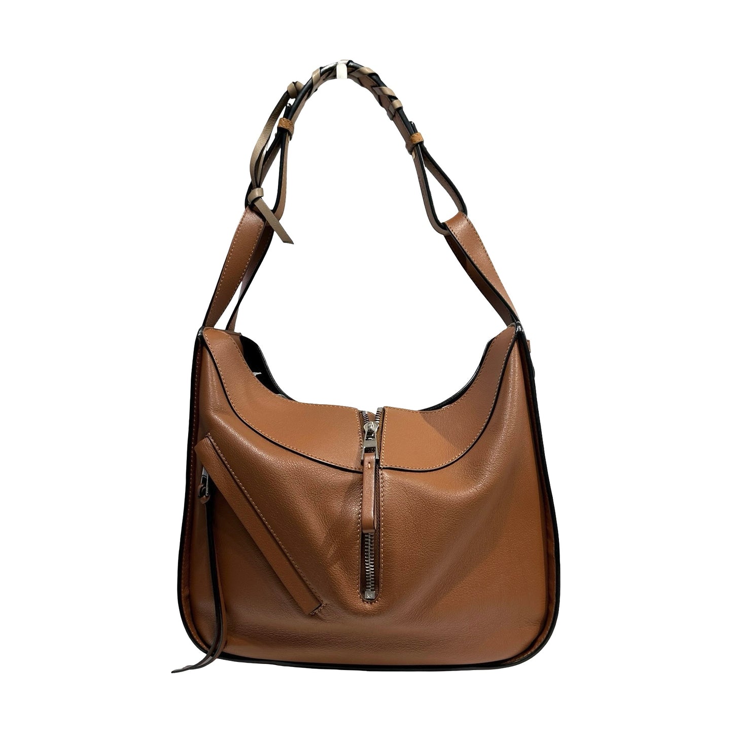 Used LOEWE Leather Hammock Shoulder Bag Tan