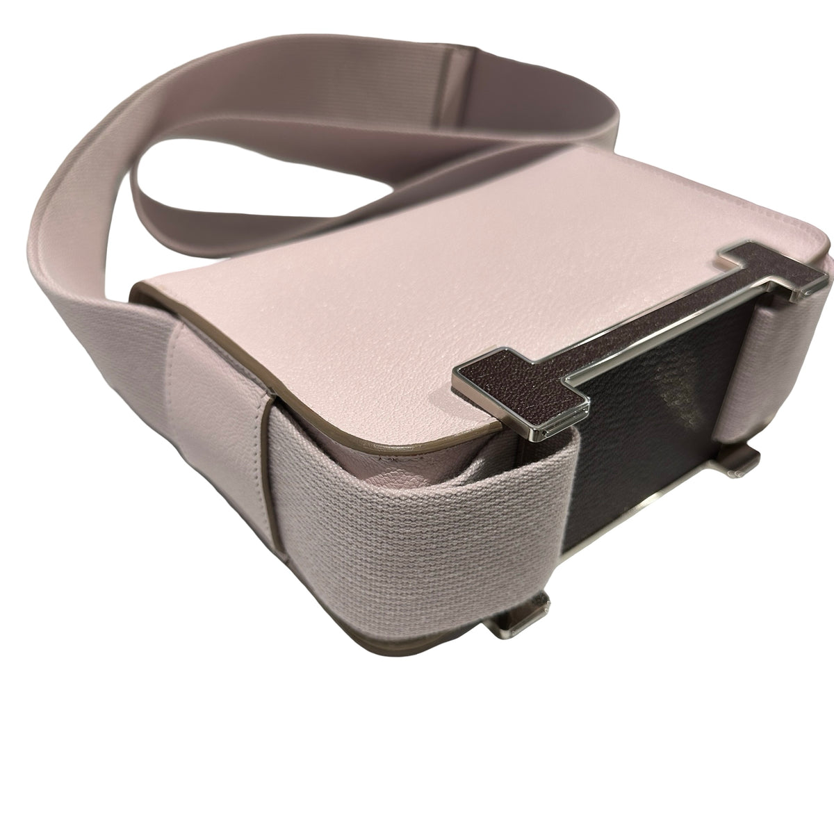 Used HERMES Geta Bag Crossbody Bag 09 Mauve Pale/I2 Nata
