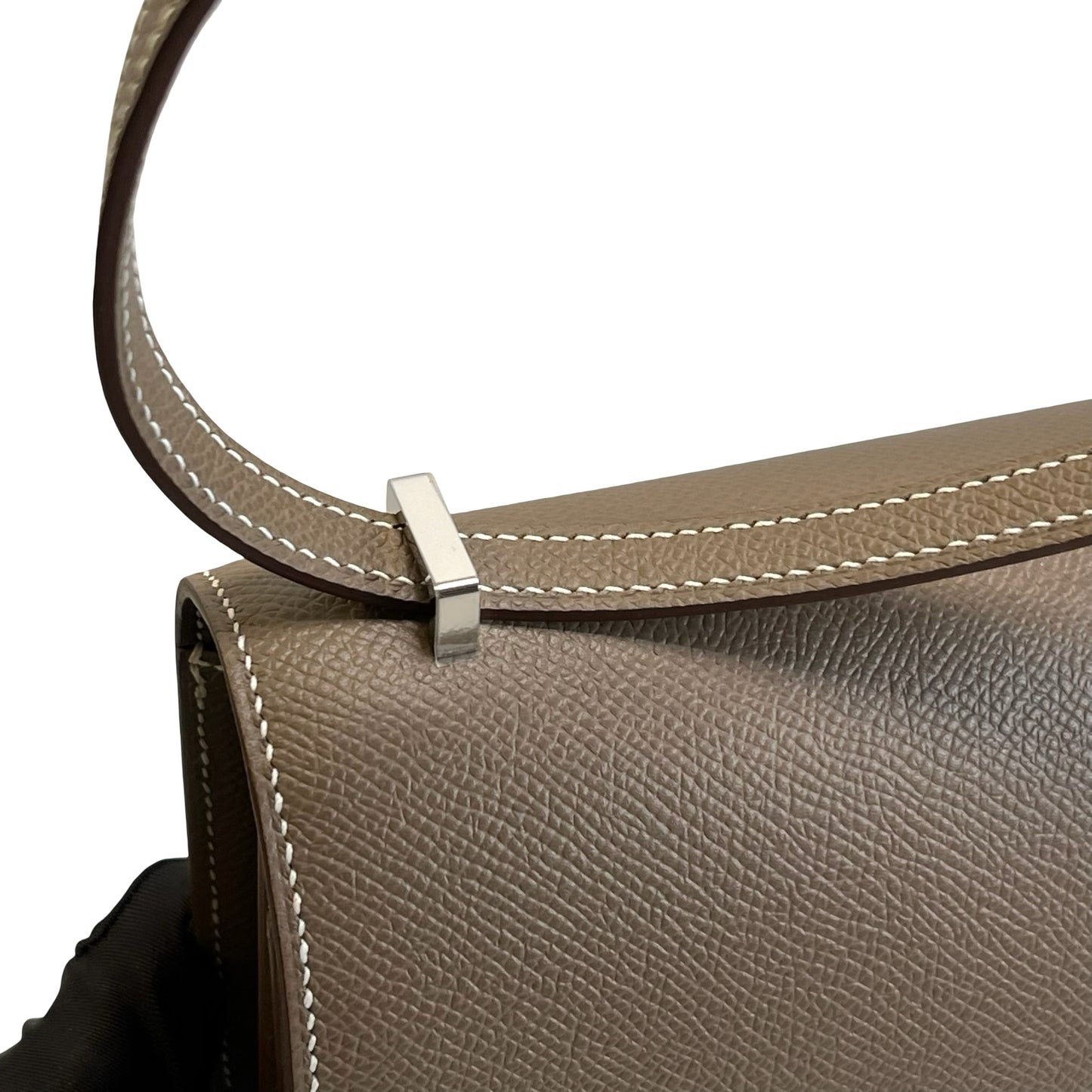 Brand New HERMES Epsom Constance Shoulder Bag Etoupe