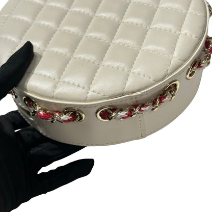 Used CHANEL Coco Lifesaver Small Round Bag Crossbody Bag
