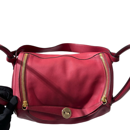 Used HERMÈS Lindy 30 Tote Bag Pink GHW