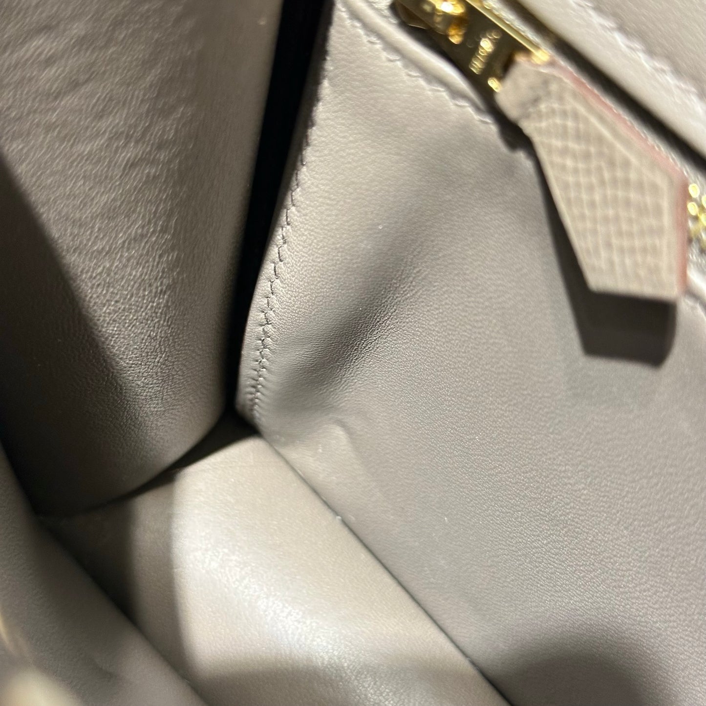 Used HERMÈS Constance 24 Shoulder Bag Etoupe GHW