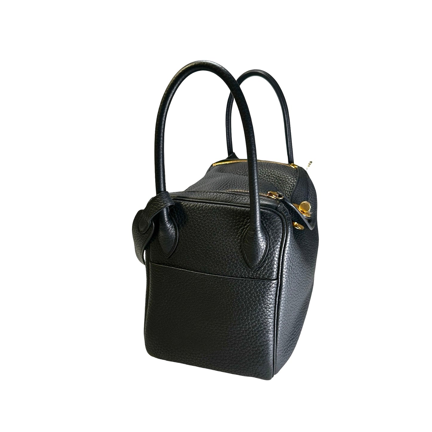 Used HERMES Tc Lindy 26 Shoulder Bag Black Ghw