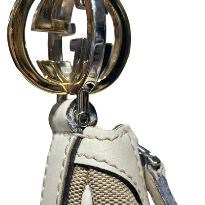 Used GUCCI Monogram Hobo Bag Beige Brown