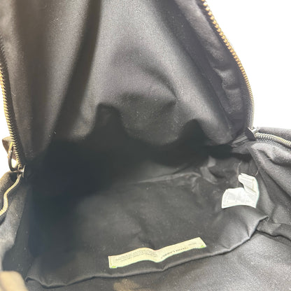 Used OFF WHITE Canvas Backpack Black