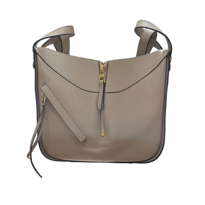 Used LOEWE Hammock Shoulder Bag Sand GHW