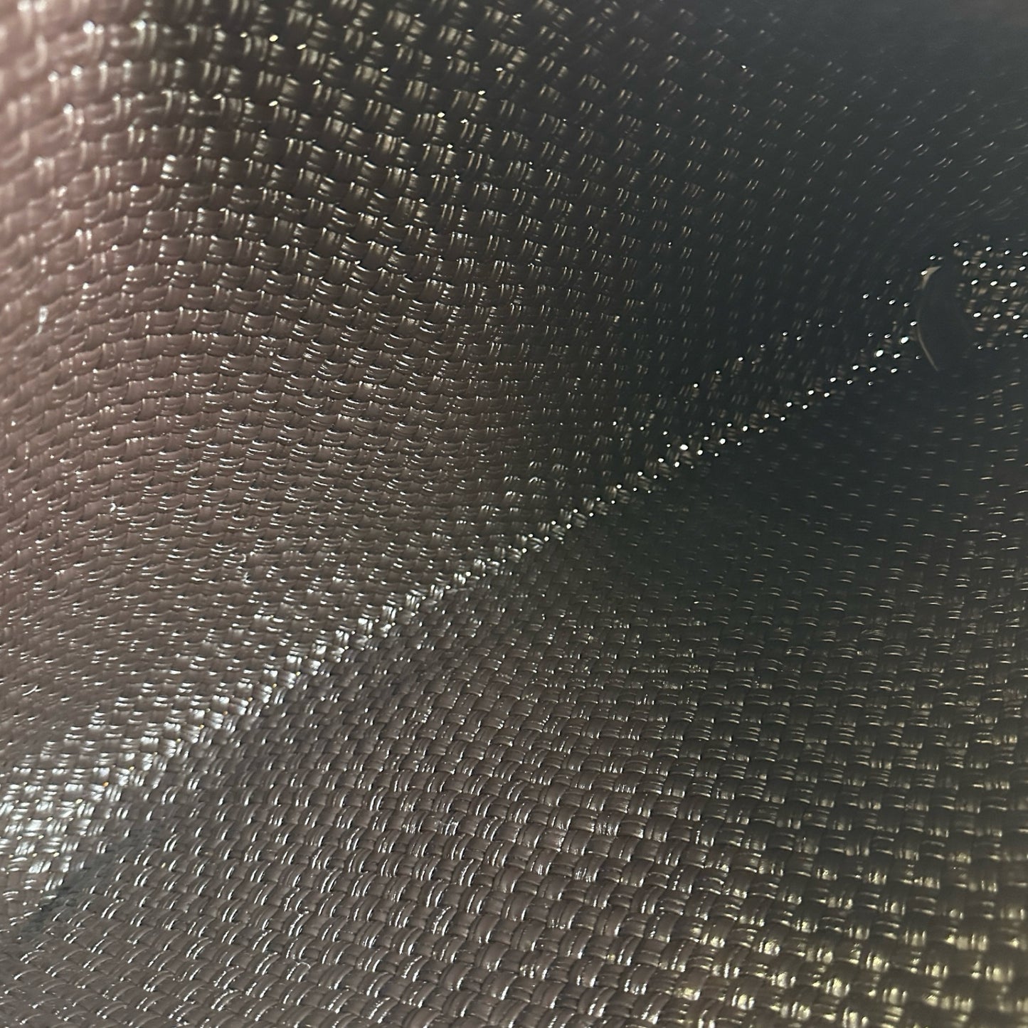 Used BOTTEGA VENETA Intrecciato Woven Tote Handbag Brown
