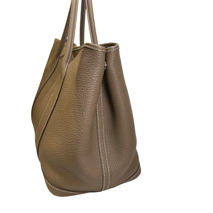 Used HERMES TC Garden Party 36 Tote Bag Etoupe GHW