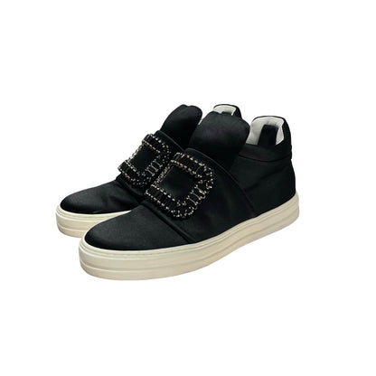 Used Roger Vivier Sneakers Black White