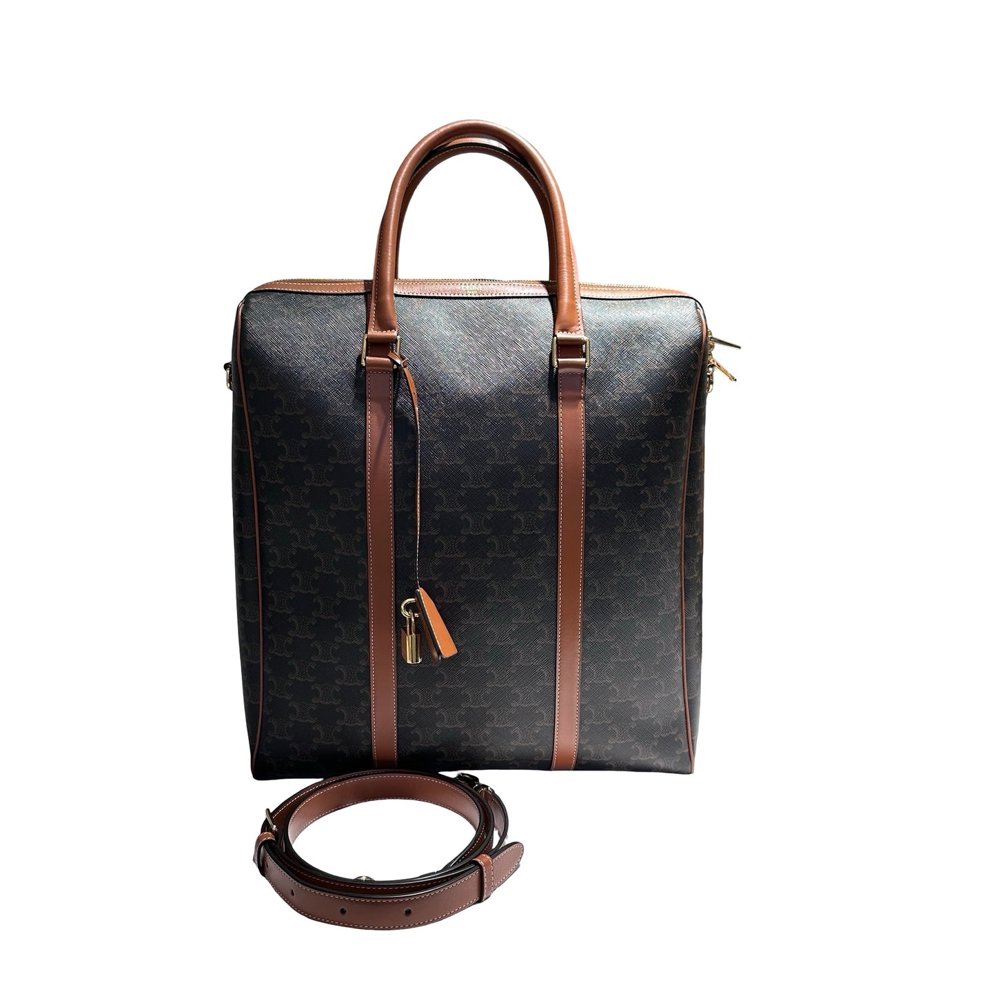 Used CELINE Handbag Brown GHW