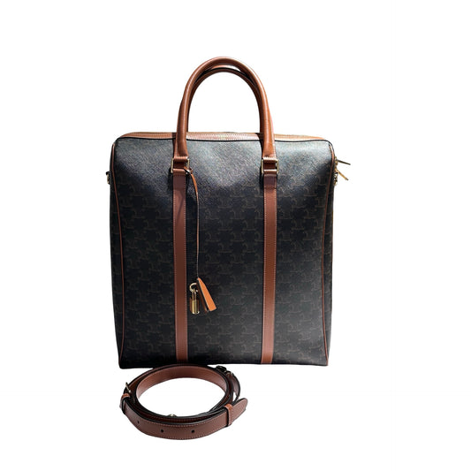 Used CELINE Handbag Brown GHW