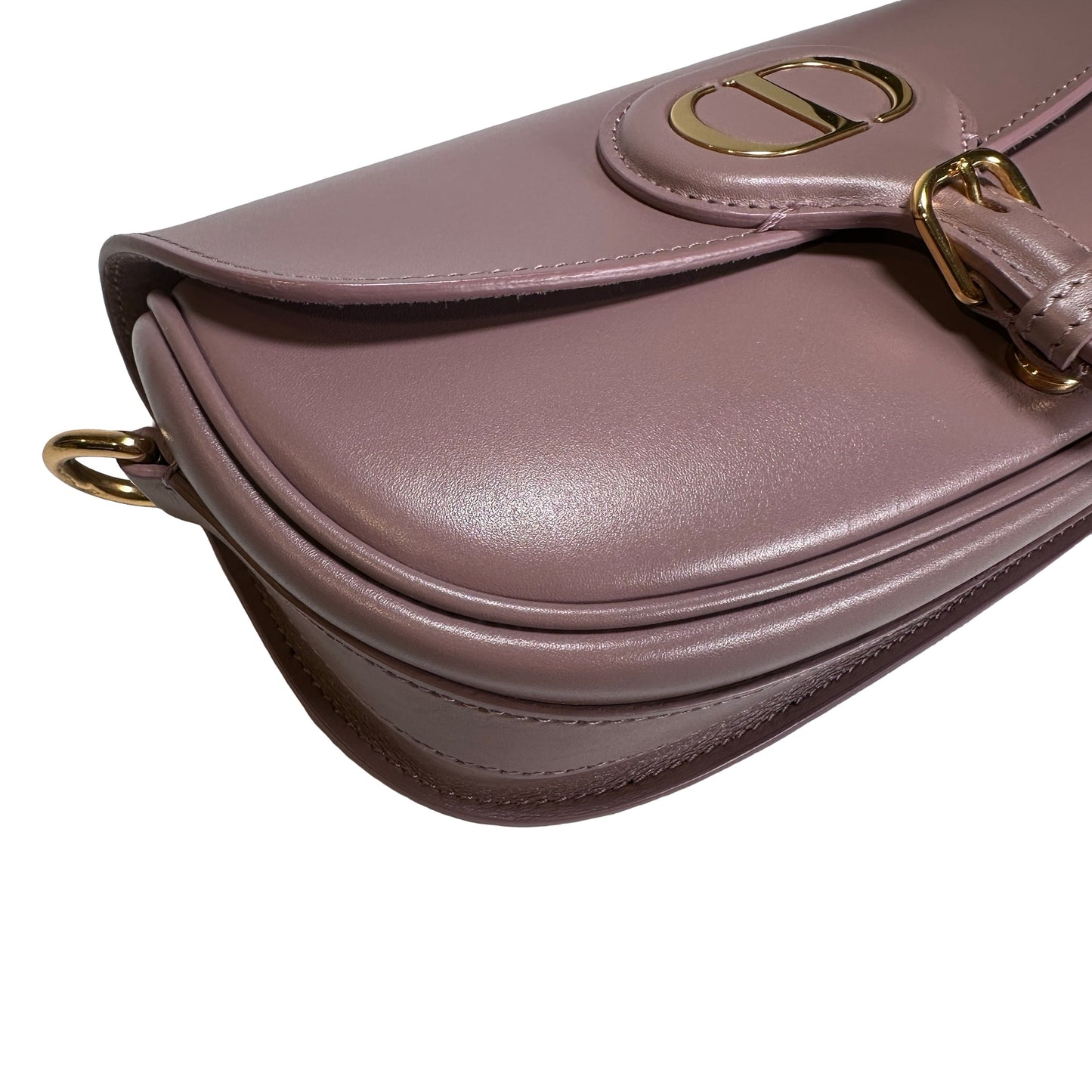 Used DIOR Box Calfskin Dior Bobby Crossbody Bag Rose des Vents