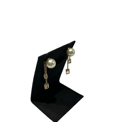 Used Dior Earrings Accessories GHW