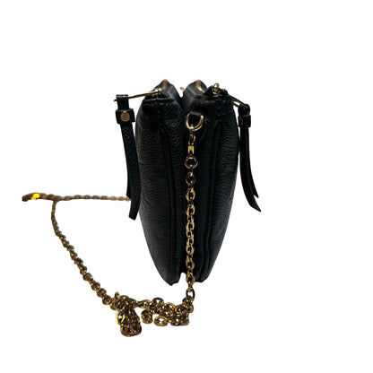 Used LOUIS VUITTON Monogram Eclipse coated canvas Double Zip Pochette Shoulder Bag Black GHW