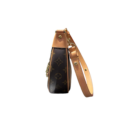 Used LOUIS VUITTON Monogram coated canvas Loop Shoulder Bag GHW Brown