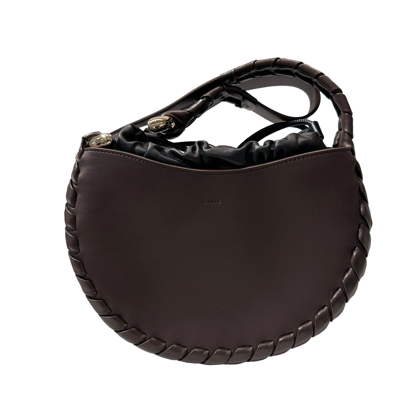 Brand New CHLOE Leather Hobe bag Shoulder Bag Brown