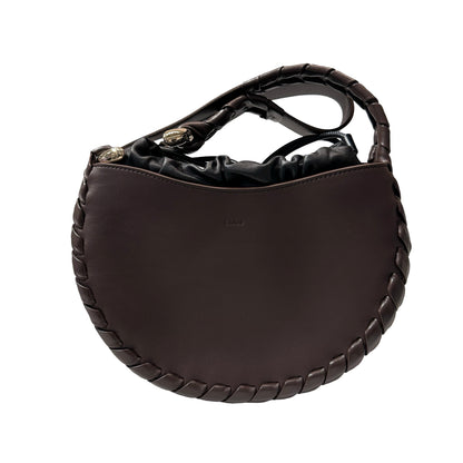 Brand New CHLOE Leather Hobe bag Shoulder Bag Brown