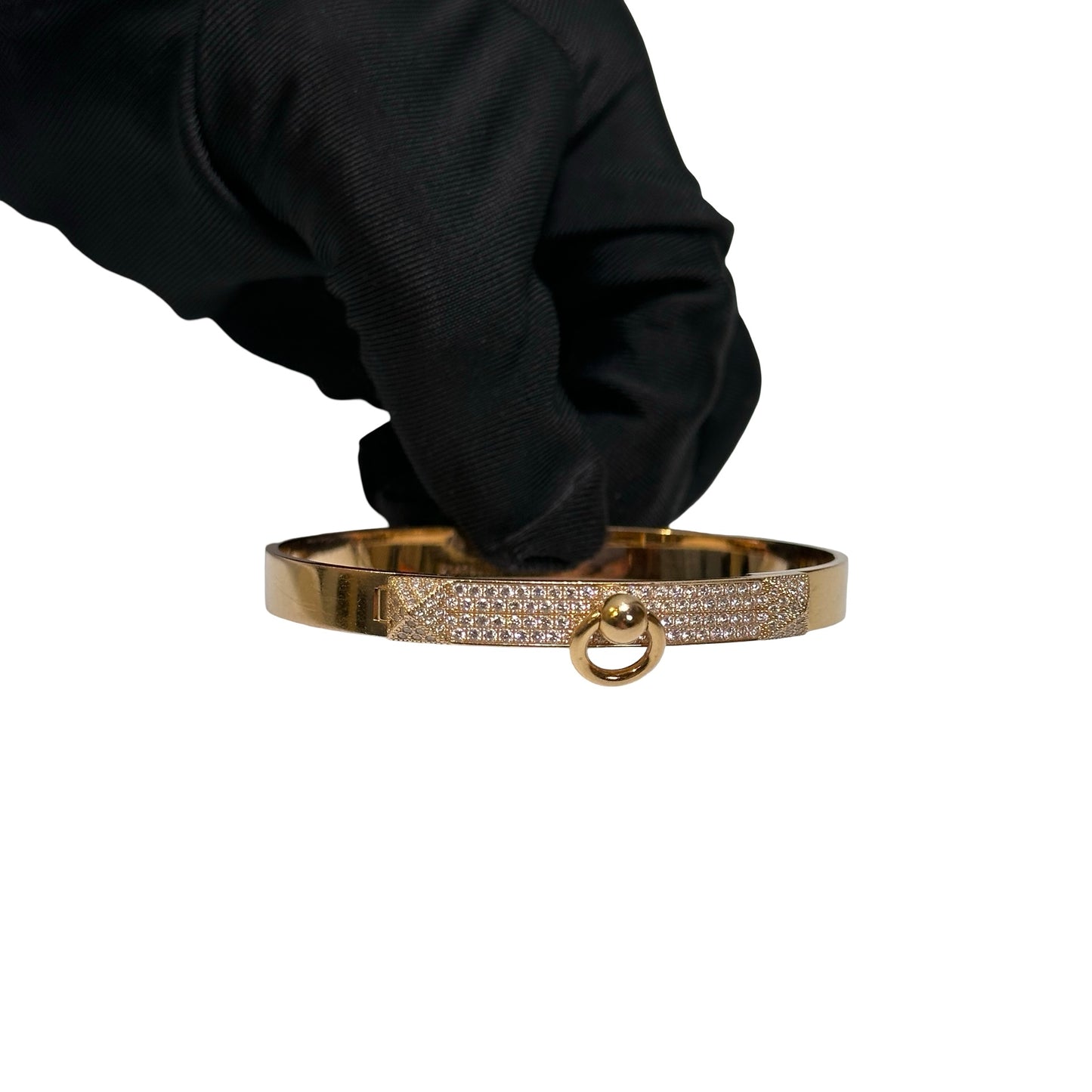 Used Hermès 18k rose gold CDC bracelet Jewellery Gold