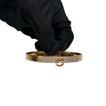 Used Hermès 18k rose gold CDC bracelet Jewellery Gold