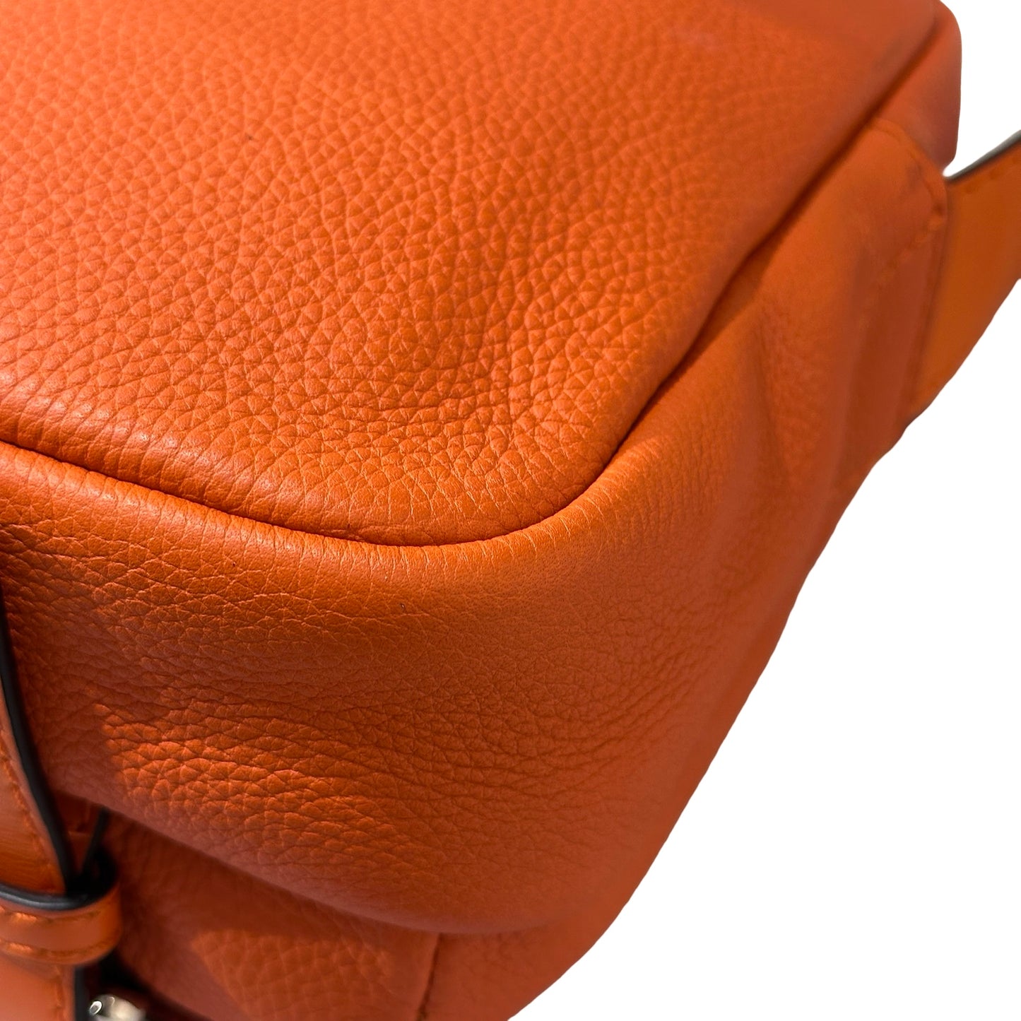 Used LOEWE Calfskin Leather Canvas Military XS Messenger Cross Body Bag