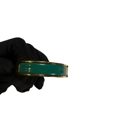 Used HERMES Bracelet BRACELET Green GHW