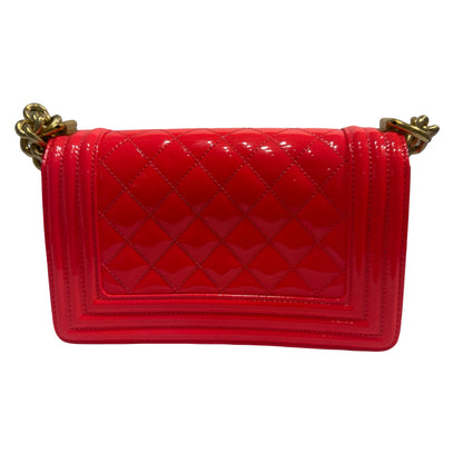 Used CHANEL BOY 20 Pink GHW