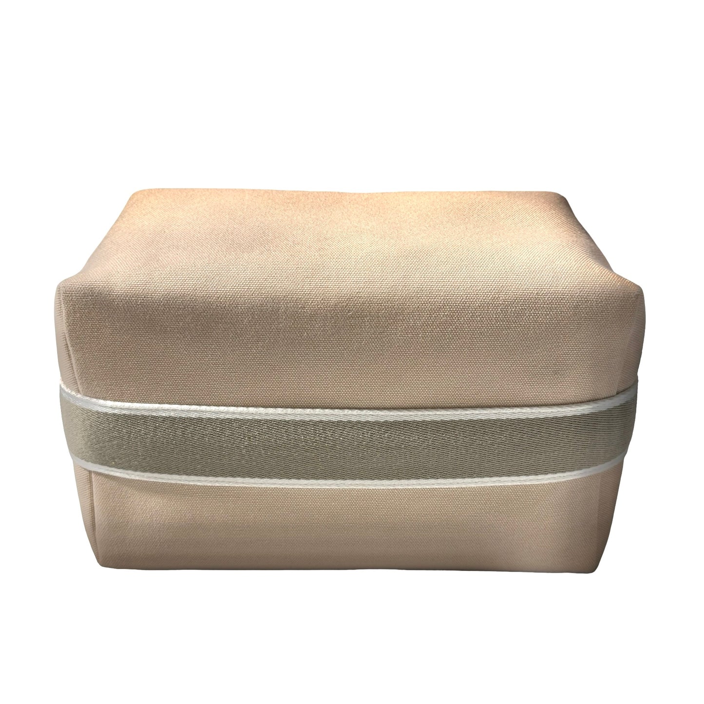 HERMES Canvas Bride-a-Brac GM Pouch Beige