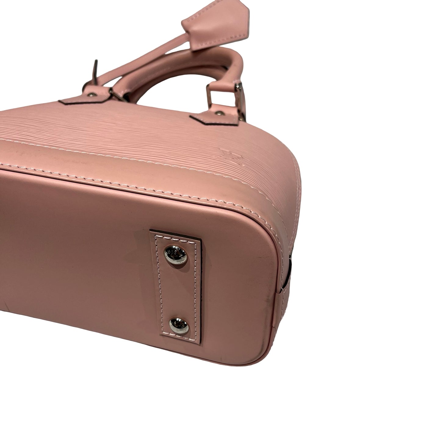 Used LOUIS VUITTON Epi Leather Alma BB Two Way Shoulder Bag Pink GHW