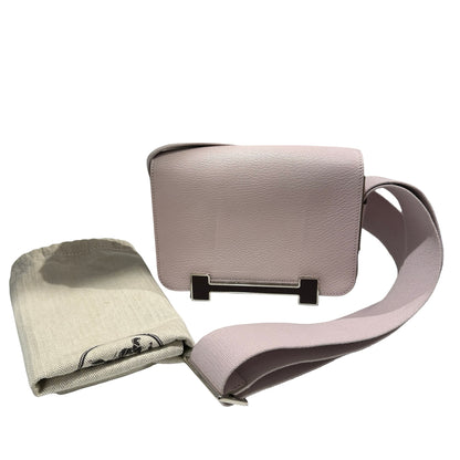 Used HERMES Geta Bag Crossbody Bag 09 Mauve Pale/I2 Nata