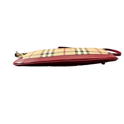 Used BURBERRY Cross body Cross Body Bag Red Beige GHW