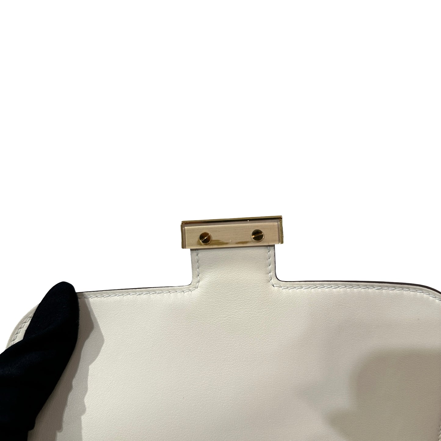 Used Hermès Epsom Leather Mini Constance Shoulder Bag GHW Nata