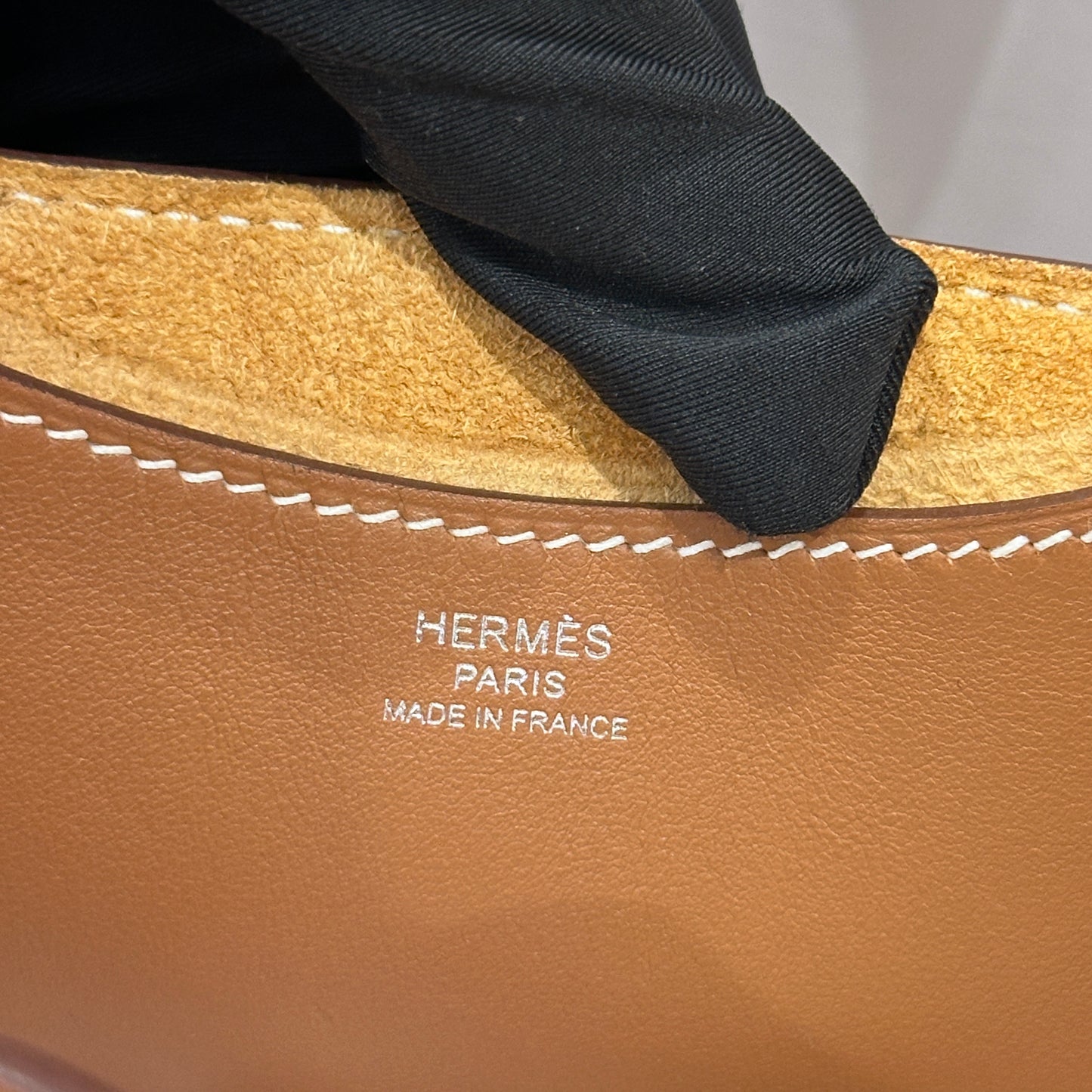 Used HERMÈS In The Loop Handbag Gold PHW