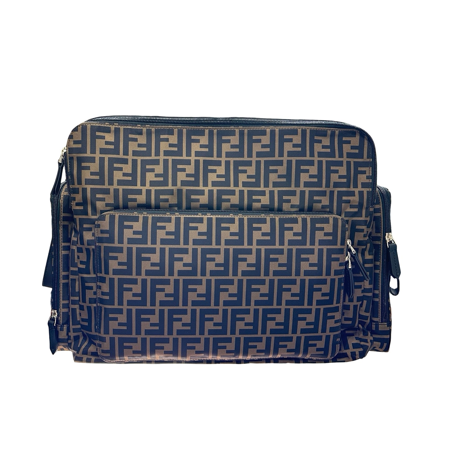Used FENDI Shoulder Bag Multi colour Brown Black