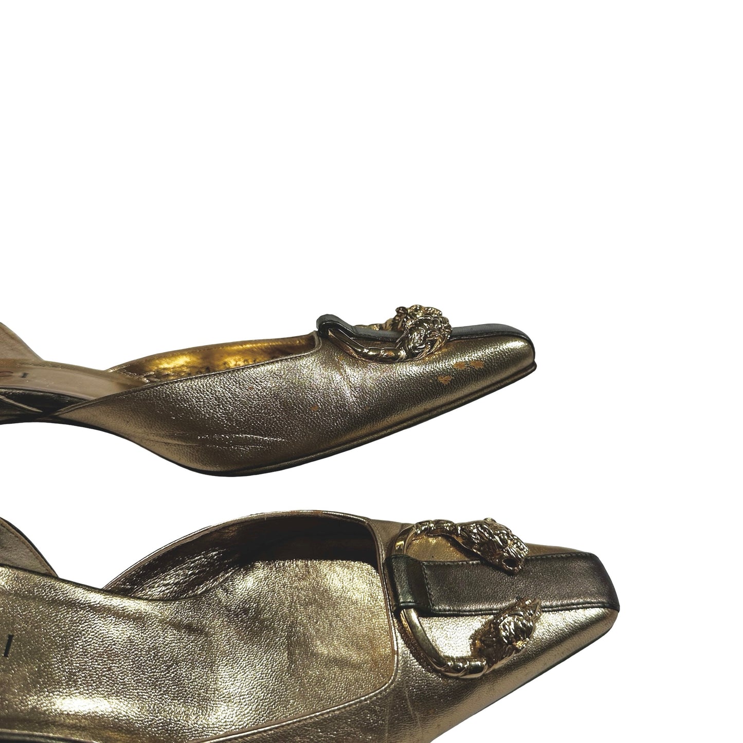 Used Gucci Heels Heels Gold