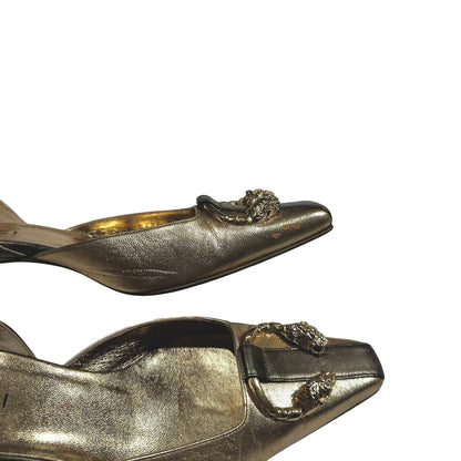 Used Gucci Heels Heels Gold