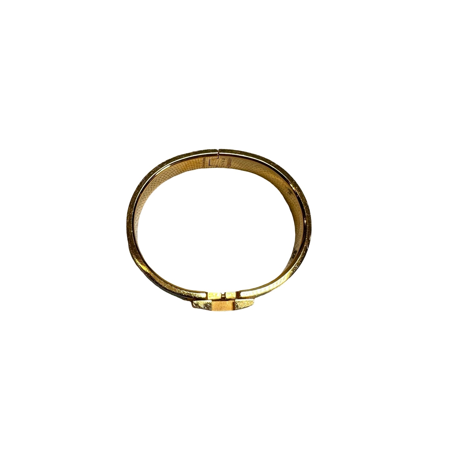 Used HERMES Bracelet BRACELET Green GHW
