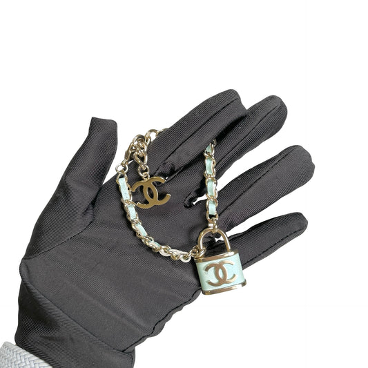 Used CHANEL Bracelet BRACELET Blue PHW