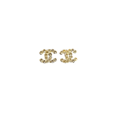 Used CHANEL CC Logo Earrings Jewellery GHW