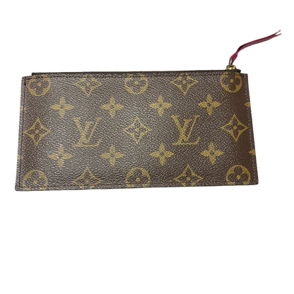 Used LOUIS VUITTON Félicie Pochette Clutch Bag Brown GHW
