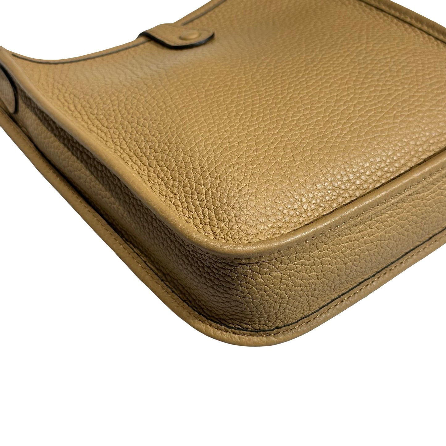 Used HERMÈS MINI EVELYNE Shoulder Bag Brown GHW