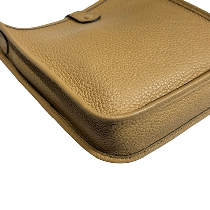 Used HERMÈS MINI EVELYNE Shoulder Bag Brown GHW